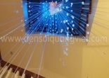 Atrium fiber optic chandelier 1-2