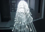 Atrium fiber optic chandelier 10-8