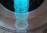 Atrium fiber optic chandelier 2-3