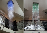 Atrium fiber optic chandelier 3-6