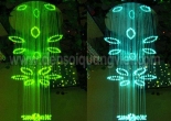 Atrium fiber optic chandelier 4-1