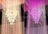 Atrium fiber optic chandelier 5-1