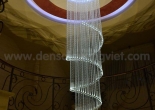 Atrium fiber optic chandelier 6-4