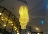 Atrium fiber optic chandelier 7-1