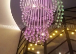 Atrium fiber optic chandelier 7-3