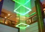 Custom atrium fiber optic chandelier 10