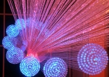 Custom atrium fiber optic chandelier 12