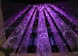 Custom atrium fiber optic chandelier 8