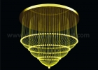 Custom fiber optic chandelier