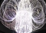 Fiber optic chandelier 3-8