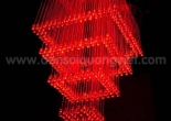 Fiber optic chandelier 34-5