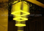 Fiber optic chandelier 34-7