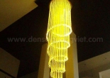 Fiber optic chandelier 6-3