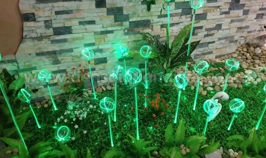 Fiber Optic Garden Lights